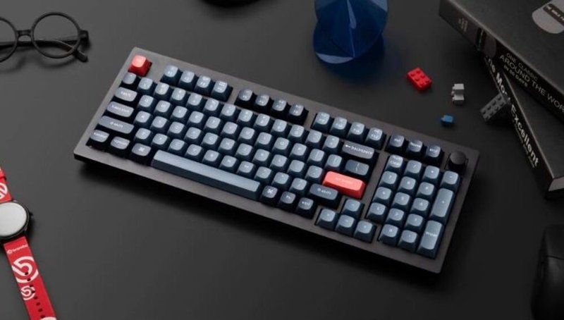 Keychron V5 Max QMK/VIA Wireless Custom Mechanical Keyboard - Computer Accessories - Aluminum Alloy 