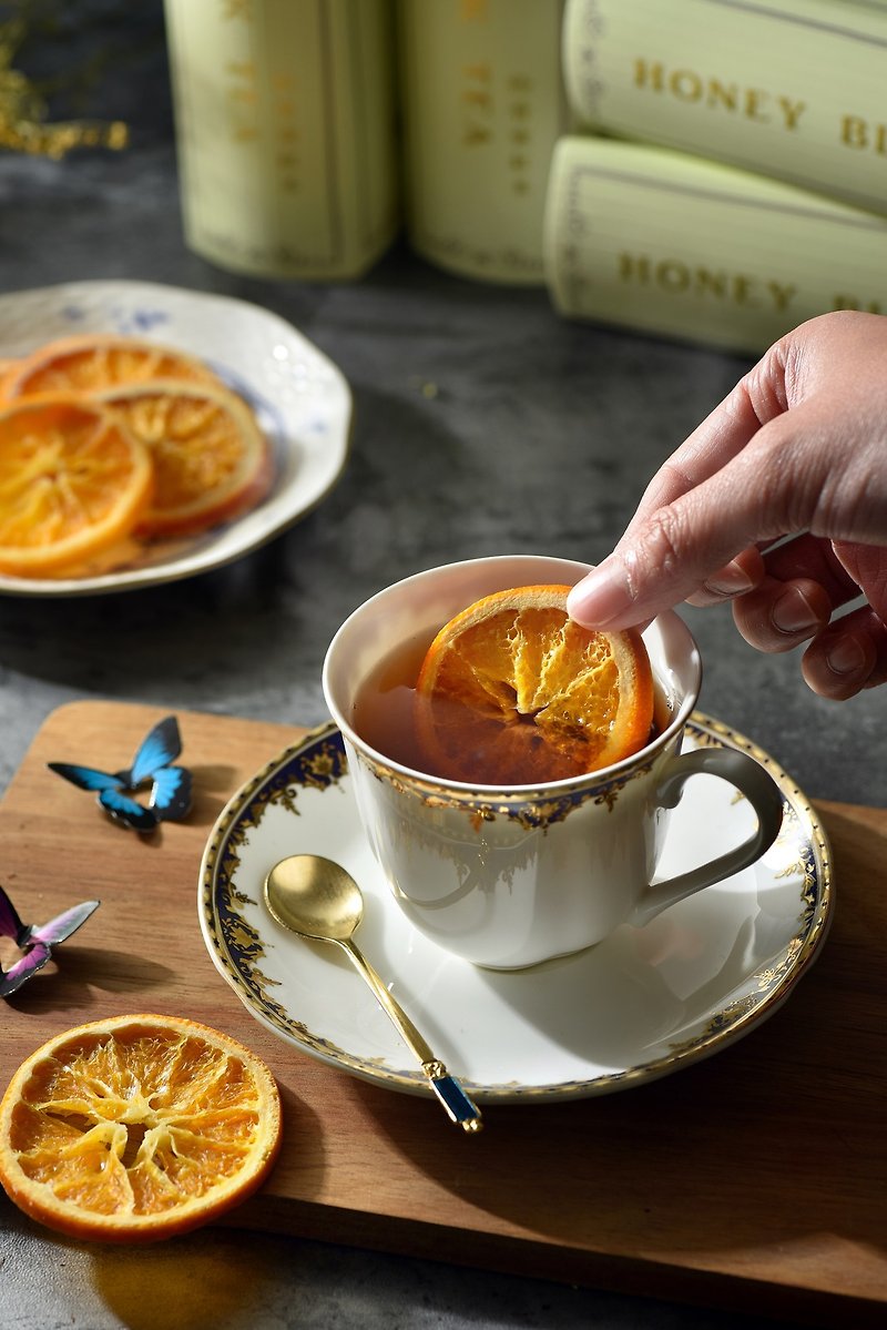 【茶茶佐果干】1 orange sweet honey tea 1 box + comprehensive dried fruit 1 group - ชา - วัสดุอื่นๆ 