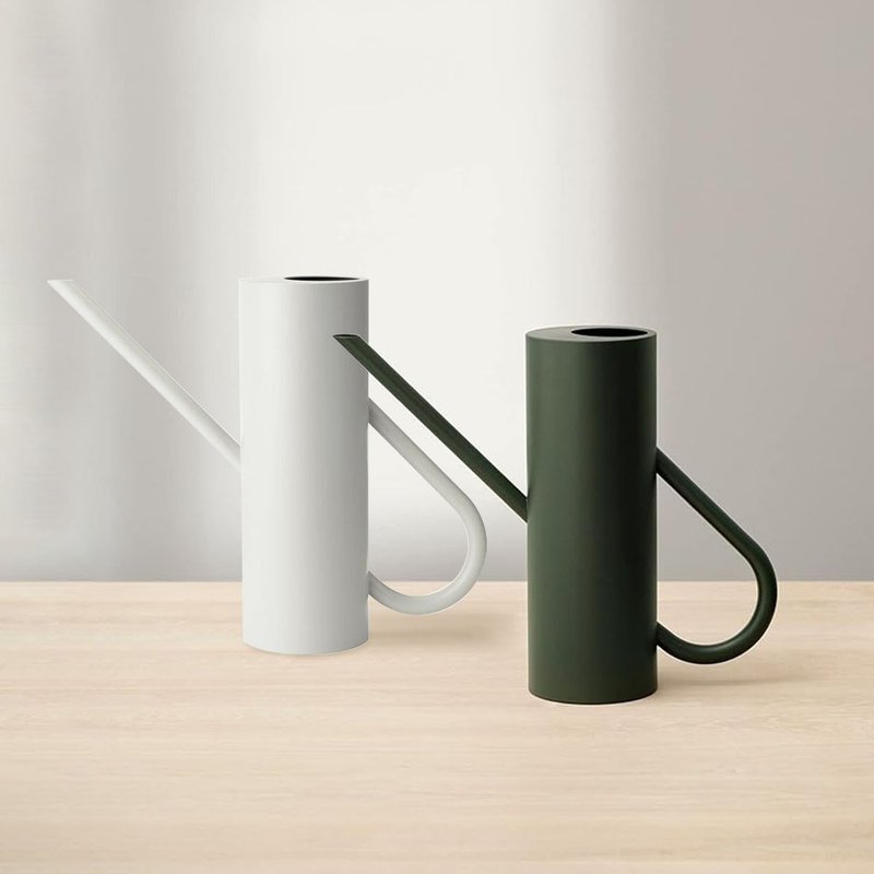 丹麥Stelton Nordic澆花器-松木綠/米白 - 其他家具 - 不鏽鋼 多色