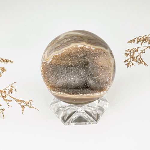 石之王 King Stones - 水晶天然石飾品、原礦 瑪瑙許願晶球 990657