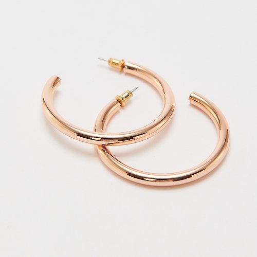 SOIRÉE BY N.Y. 蒔華芮設計師輕珠寶 歐美經典圈形耳環(共3色)