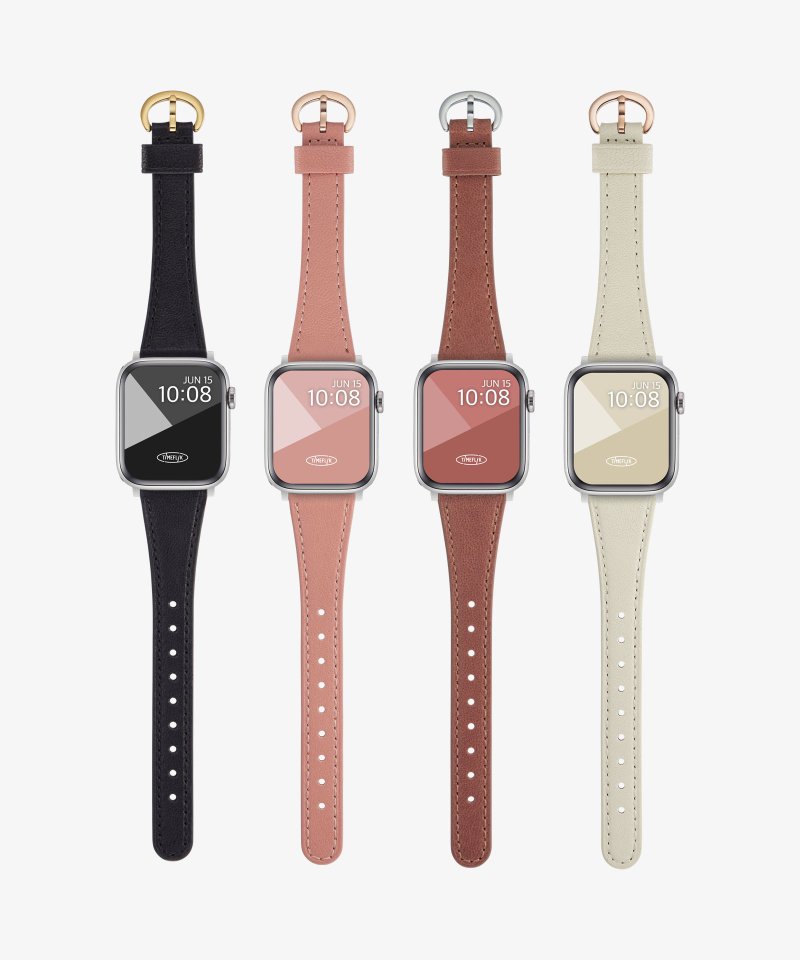 TIMEFLIK Slim Soft Lambskin Apple Watch Strap - Watchbands - Other Materials 