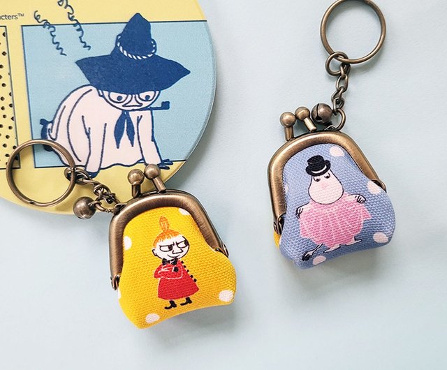 Pinkoi x Moomin】リトルミイとムーミンパパ ちびがまぐち Pinkoi x Moomin】リトルミイとムーミンパパ ちびがまぐち
