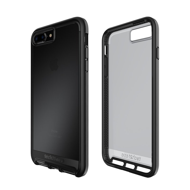 Tech21 British super-impact crash Evo Elite iPhone 7 Plus Soft Case - Black (5055517362863) - Phone Cases - Other Materials Black