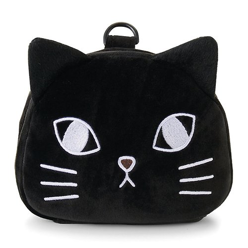 FELISSIMO (授權販售) Pinkoi 品牌形象館 【貓部】傲嬌貓折疊便攜背包系列 - 黑貓