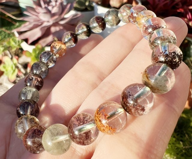 四季幽霊の宝石風ブレスレット 8mm以上