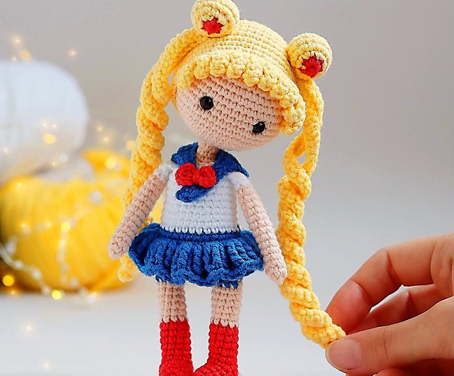 Anime Eyes I Crochet on My Amigurumi Dolls! 