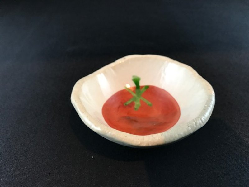 Tomato bean dish B <Made to order> - Small Plates & Saucers - Pottery 