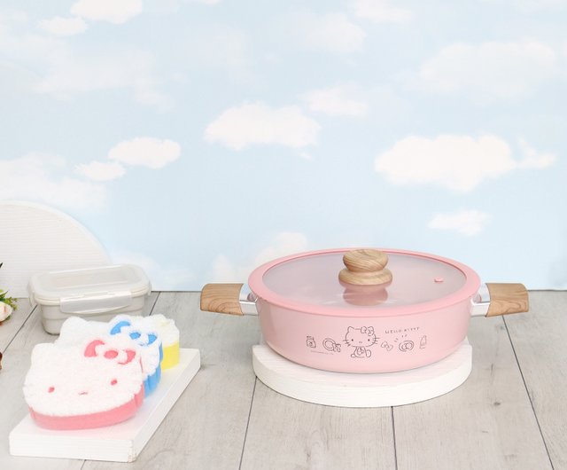 My Melody Inspired Pink Stainless Steel Non-Stick Soup Pot with