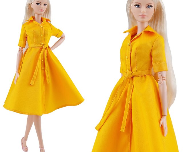 barbie yellow dress