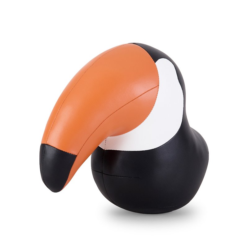 Zuny - Toucan Toco Styling Animal Door Stop - Items for Display - Faux Leather Multicolor