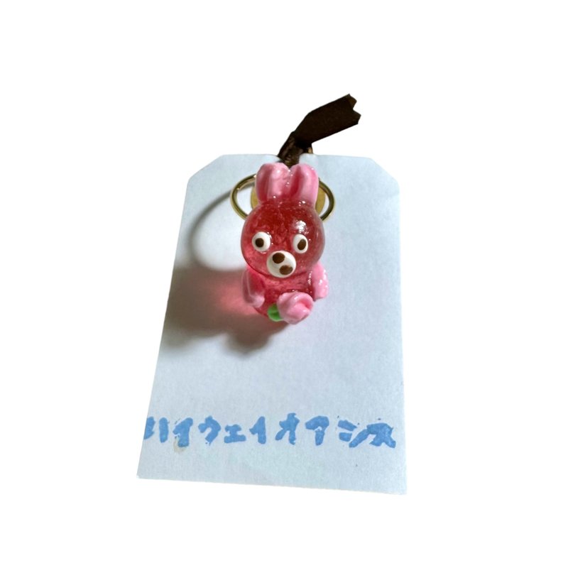 Bunny jelly ring - General Rings - Resin Pink