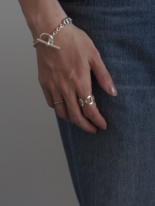 新品未使用　HERMES リング　エヴァーシェーヌダンクル　MM 55シルバー HERMES エルメス リング エヴァーシェーヌダンクル MM サイズ:12