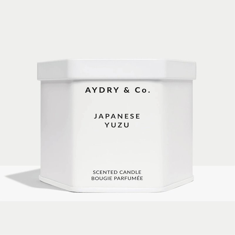 AYDRY & co. Japanese Yuzu 日本柚子 手工香氛蠟燭  7.5oz - 香氛蠟燭/燭台 - 其他材質 白色