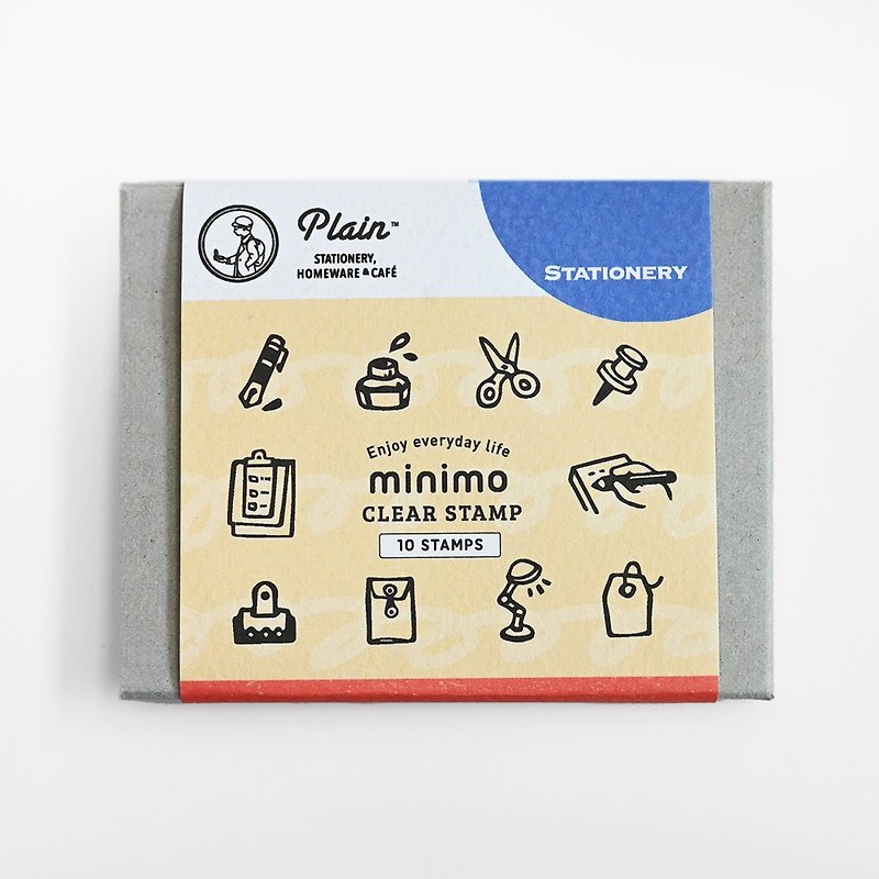 minimo Clear Stamp Set - Stationery - Stamps & Stamp Pads - Plastic Transparent