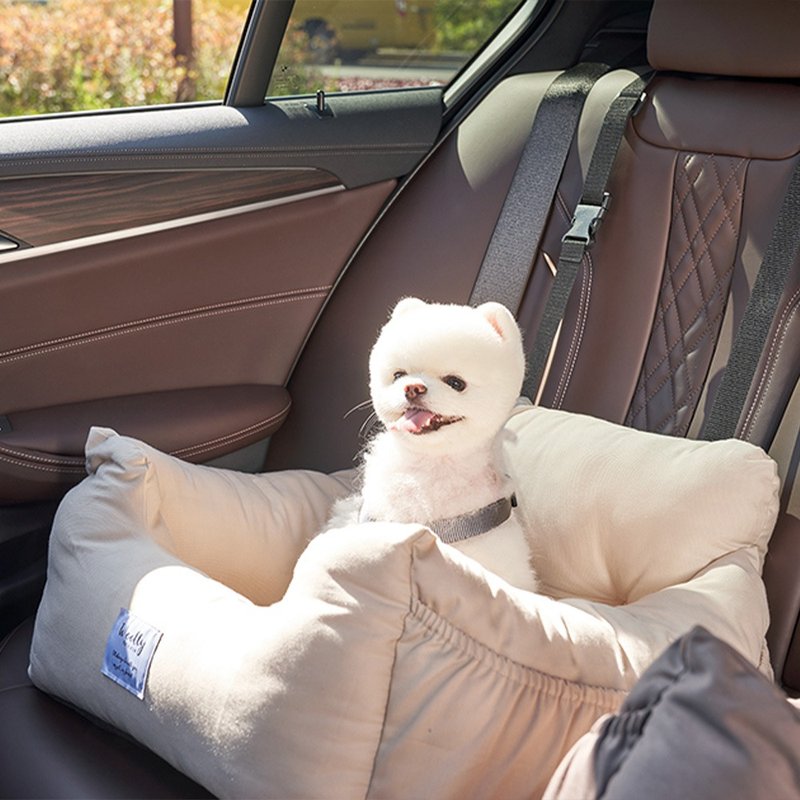 [Limited time offer during shopping season, no replacement required] Dahl Pet Safety Seat is a must-have for pets when going out - Bedding & Cages - Polyester 