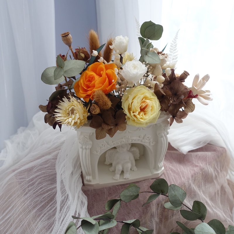 Table flower little angel immortal flower dried flower birthday gift thank you for opening Valentine's Day - Dried Flowers & Bouquets - Plants & Flowers Multicolor