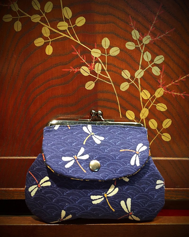Edo dragonfly pocket bag - กระเป๋าสตางค์ - วัสดุอื่นๆ 