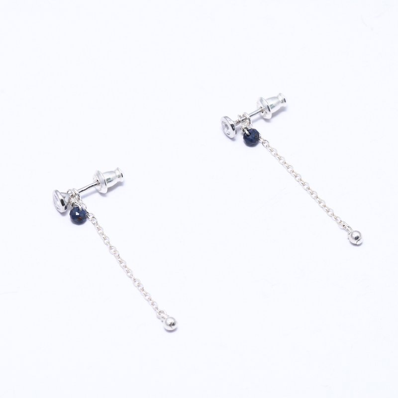 Starry Night Silver Earring - Earrings & Clip-ons - Sterling Silver Blue