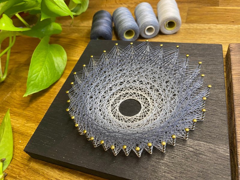 Stringart 藝術創作品-擴展 - 擺飾/家飾品 - 其他材質 多色