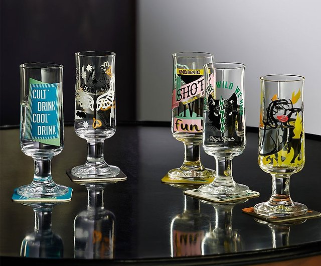 Germany Shop SCHNAPPS new Drinkware 60cc & RITZENHOFF shot Bar Glasses Pinkoi - RITZENHOFF glass style -