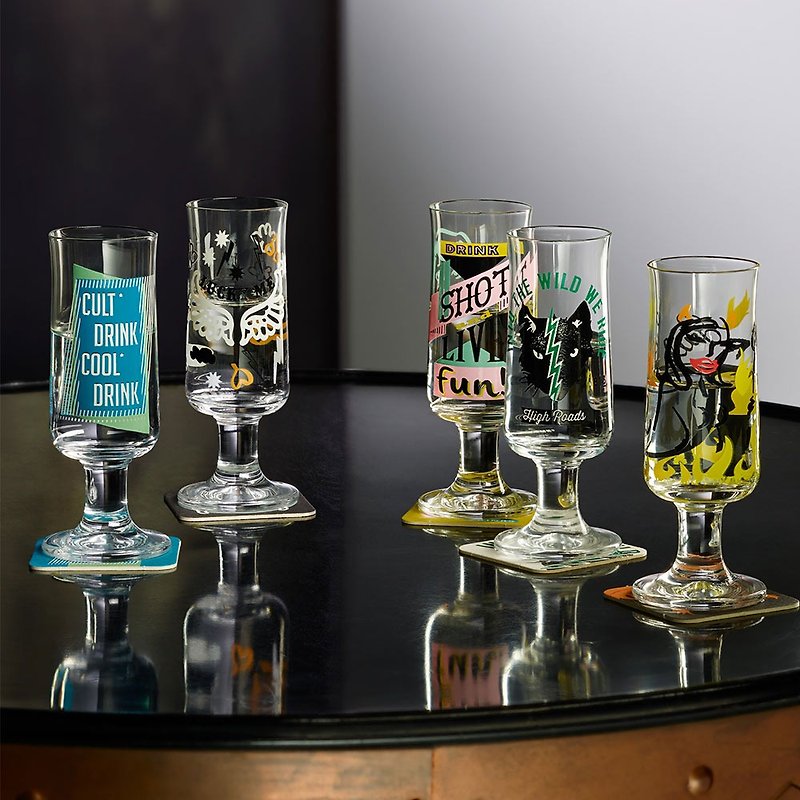 [Fast Shipping] German RITZENHOFF SCHNAPPS new style shot glass 60cc - แก้วไวน์ - แก้ว หลากหลายสี