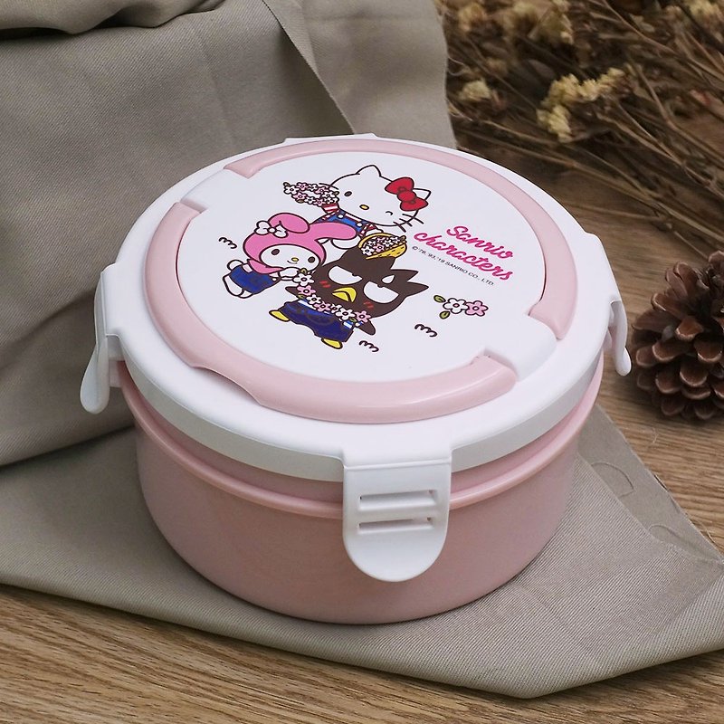 Hello Kitty Stainless Steel Insulated Lunch Box-Star Story (Pink) Made in Taiwan - กล่องข้าว - สแตนเลส สึชมพู
