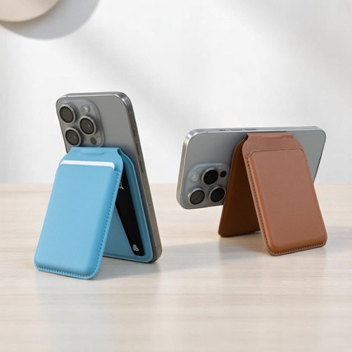 FOSFIT｜健康生活養成 MagSafe 磁吸卡夾立架-強力磁吸、卡片收納、180度可調