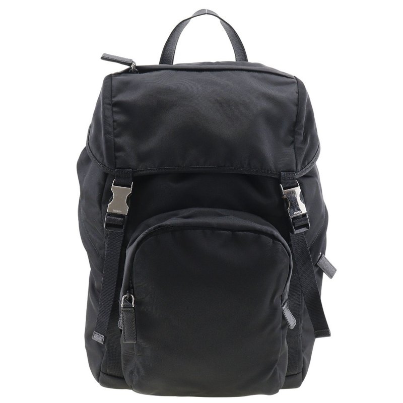 PRADA Backpack / Daypack 2VZ135 Nylon NERO Unisex [Pre-owned] - กระเป๋าเป้สะพายหลัง - ไนลอน สีดำ