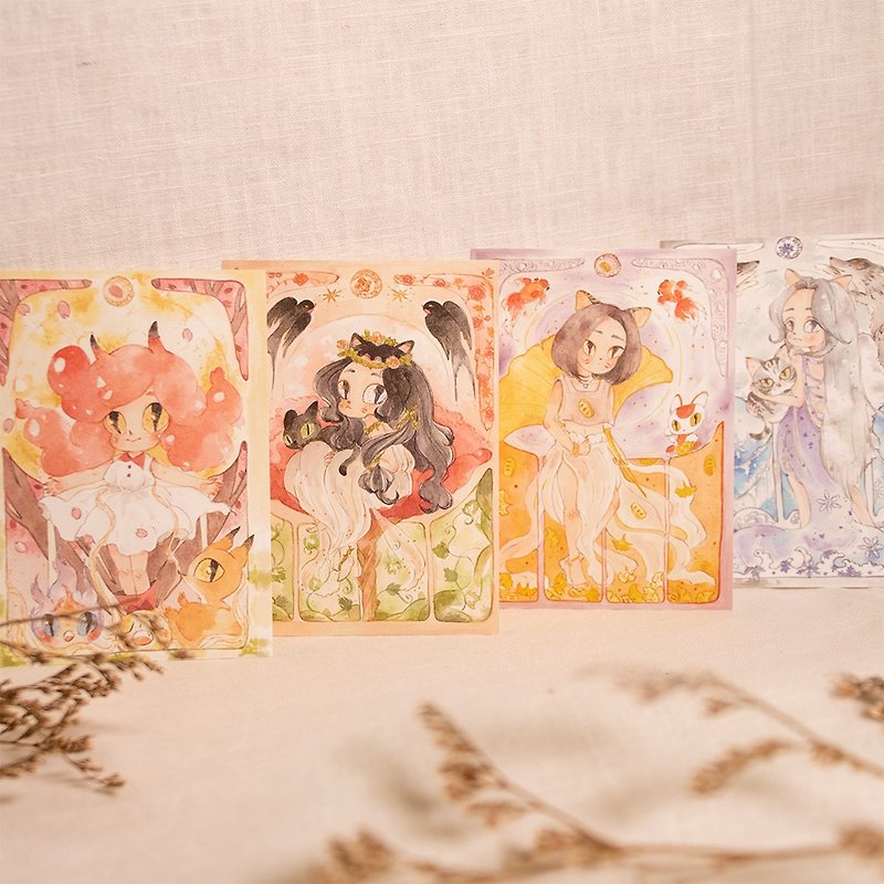 Postcards / All Seasons Etude Series - Cards & Postcards - Paper White