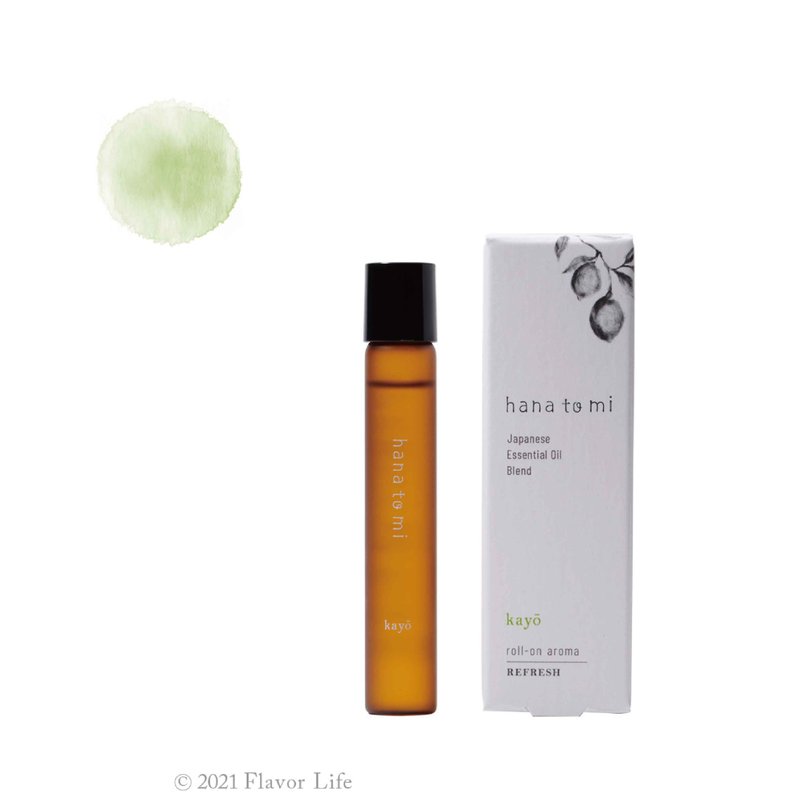 kayo refreshed | Compound essential oil roll-on oil - hana to mi flower and fruit - Fragrances - Essential Oils Green