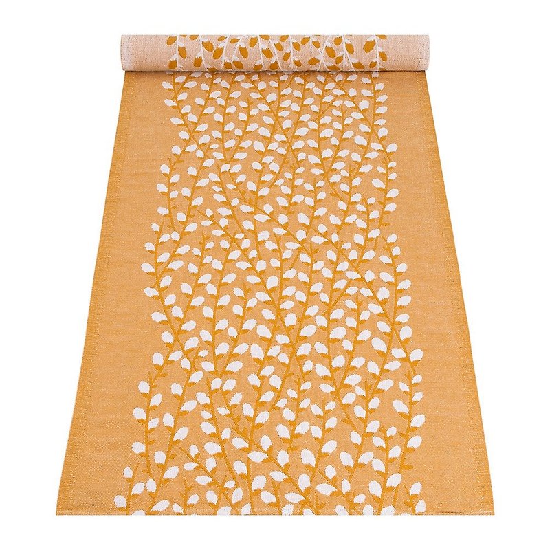 VARPU棉麻長桌巾 (橘) - 餐桌布/桌巾/餐墊 - 棉．麻 橘色