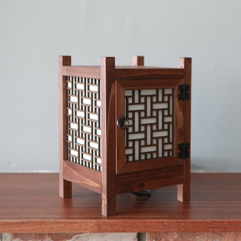 Korean traditional mood lighting -small susdaesal - 燈具/燈飾 - 木頭 咖啡色
