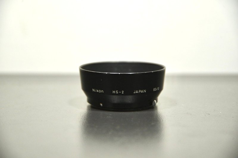 【經典古物】尼康 原廠 Nikon HS-2 Lens 金屬 50mm 專用遮光罩 - 相機/拍立得/底片相機 - 其他金屬 