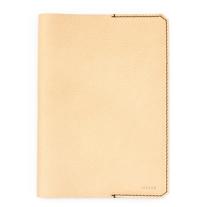 WILD I Notebook A5 MIDORI - สมุดบันทึก/สมุดปฏิทิน - หนังแท้ สีนำ้ตาล