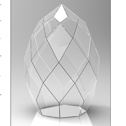 Brillant3d Digital drawing for printing! Stained glass terrarium. Project 23