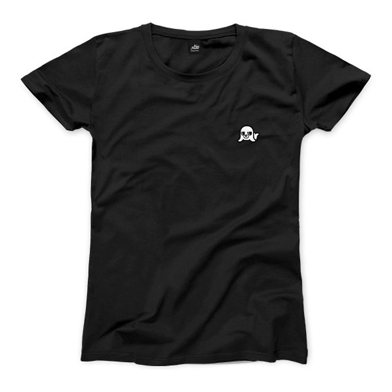 Seal - Black - Women's T-Shirt - เสื้อยืดผู้หญิง - ผ้าฝ้าย/ผ้าลินิน 