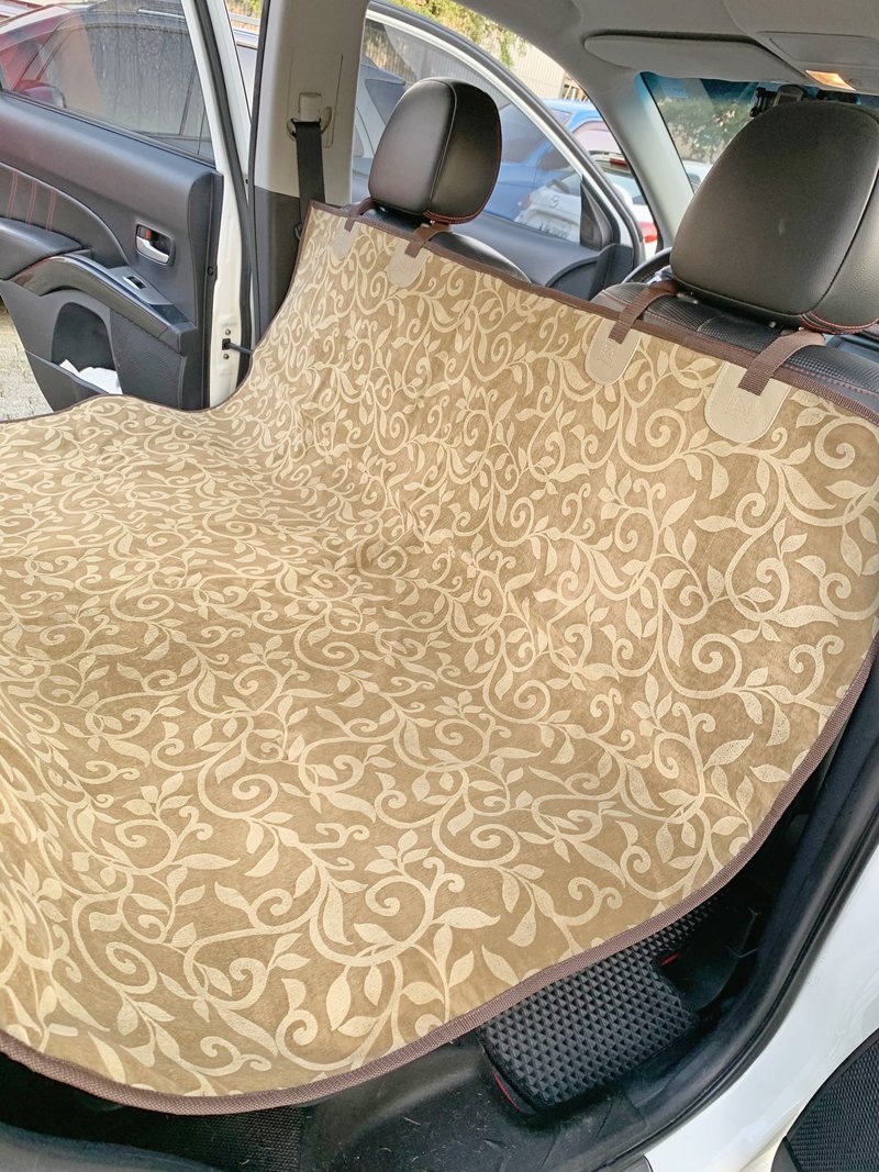 Pet car back pad gold barley (without water repellent) outsourcing size about 135X145 cm - Bedding & Cages - Other Man-Made Fibers 