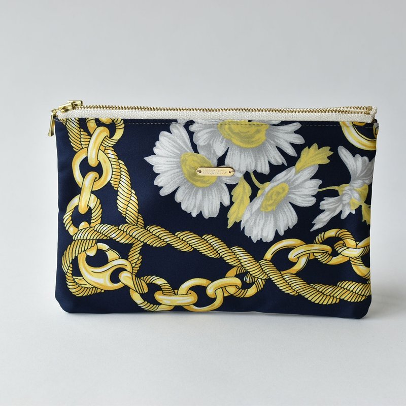 W ZIP POUCH / ダブルジップポーチ - 化妝包/收納袋 - 其他材質 
