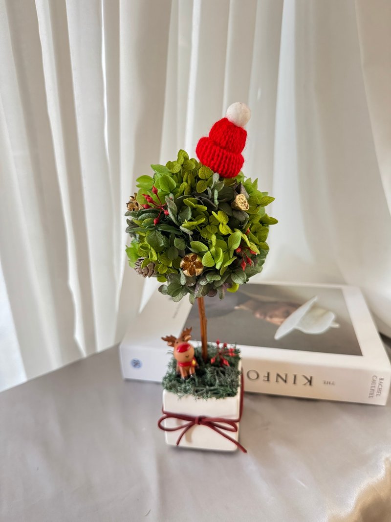 Wishing Tree, Preserved Flower Ball Tree, Christmas Tree, Christmas Gift - Dried Flowers & Bouquets - Plants & Flowers Green