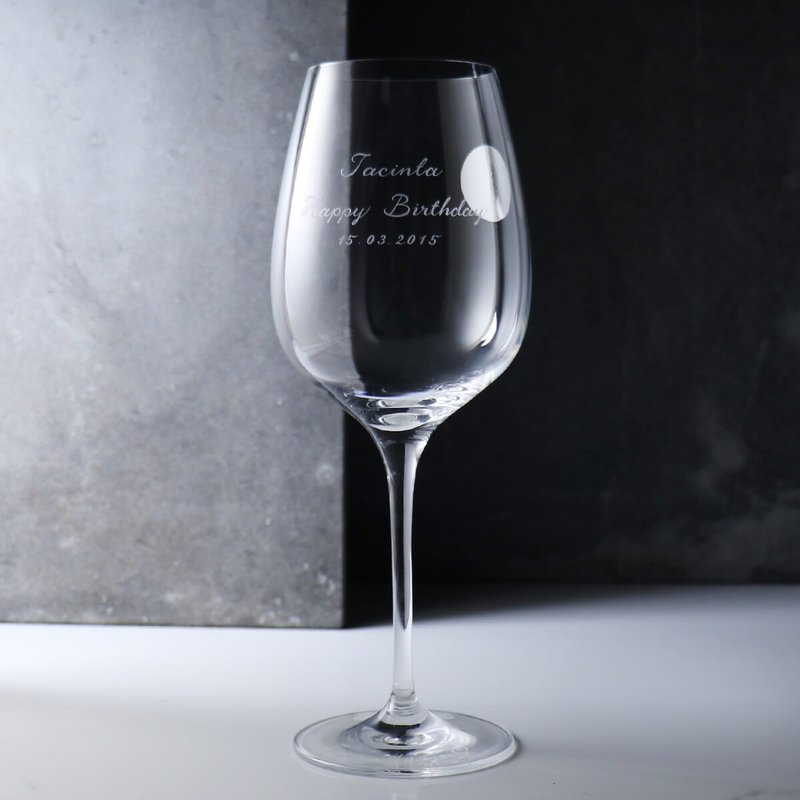 710cc [breathing wine glass] (multi-text version) German Eisch crystal quick decanting glass - Bar Glasses & Drinkware - Glass Transparent