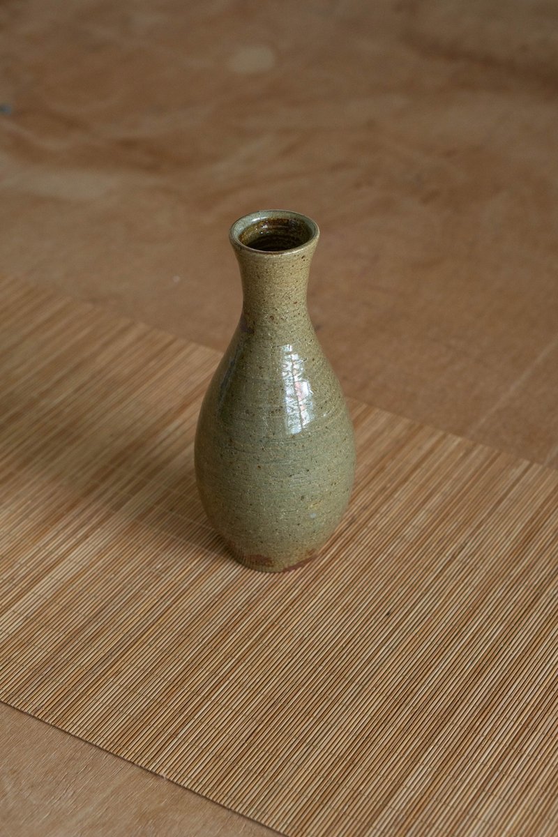 Olive green vase - Pottery & Ceramics - Pottery Green