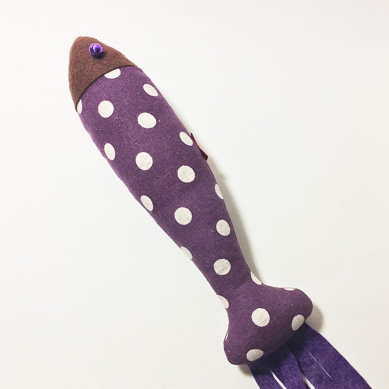 Cat Toy - Purple Spot - ของเล่นสัตว์ - ผ้าฝ้าย/ผ้าลินิน สีม่วง