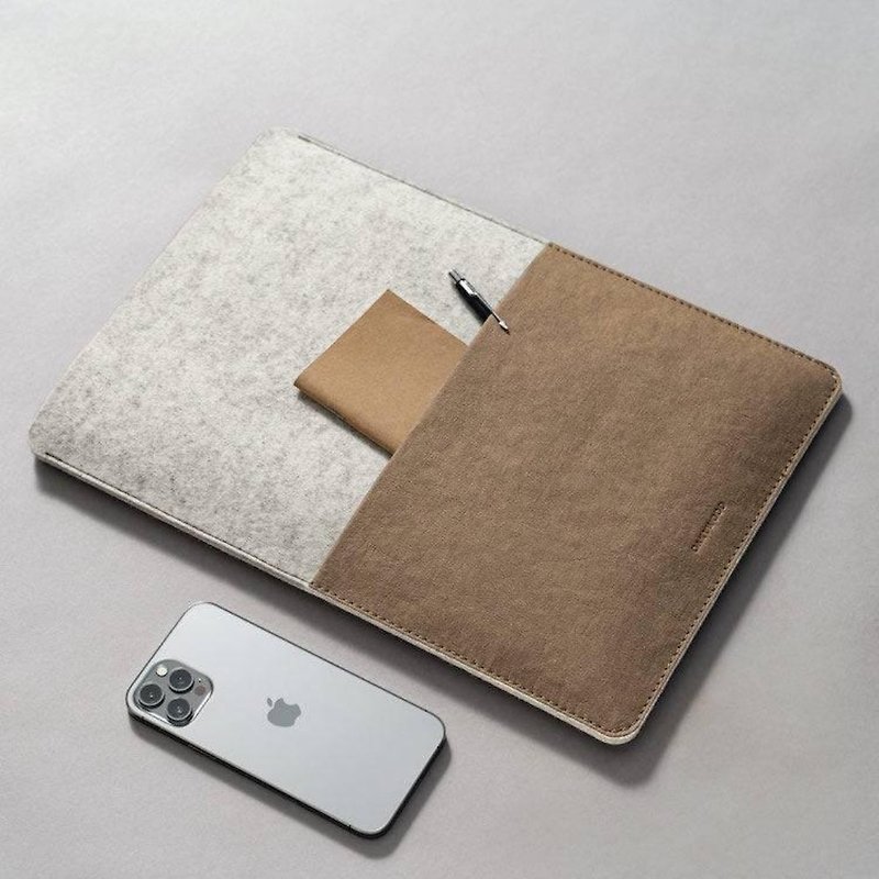 Felt MacBook Sleeve - Tablet & Laptop Cases - Wool Gray
