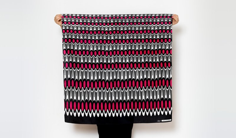 Link Furoshiki - Ruffle 日本風呂敷 by Eley Kishimoto - 側背包/斜背包 - 棉．麻 紅色