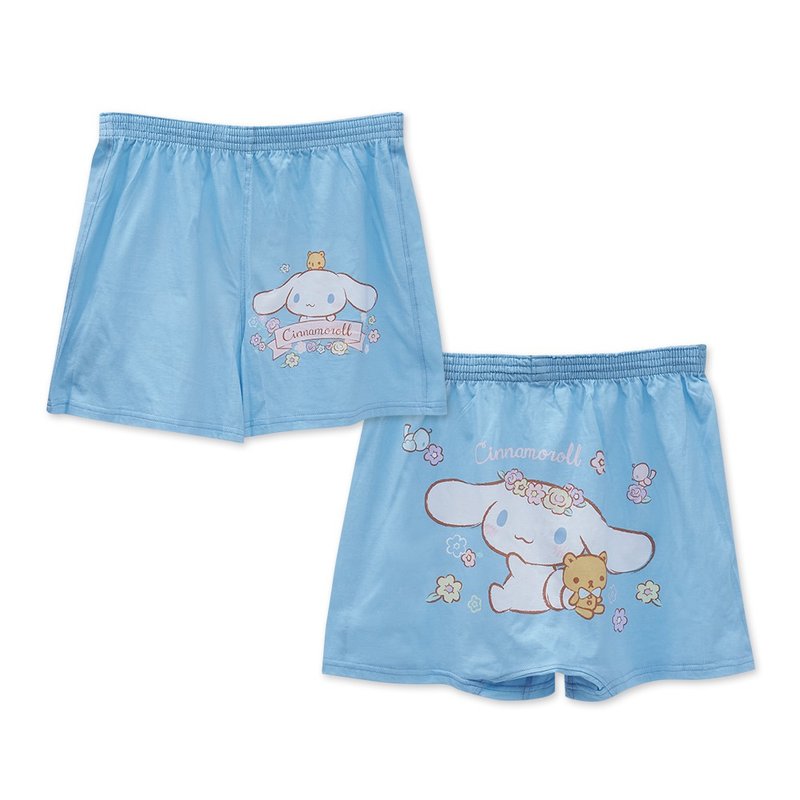 [ONEDER Wanda] Sanrio Big Eared Dog Xina Home Flat Pants Adult Pure Cotton Boxer Pants - ชุดชั้นในผู้หญิง - ผ้าฝ้าย/ผ้าลินิน 