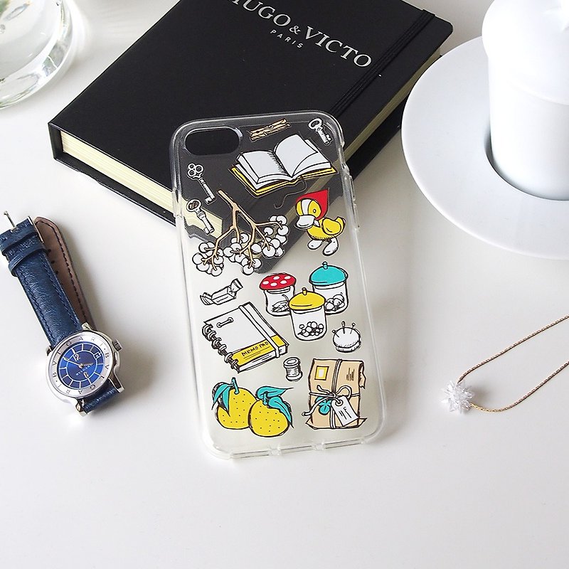 Clear android phone case - Stuffed toy of the Duck - - เคส/ซองมือถือ - พลาสติก สีใส