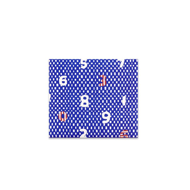 MASKfolio S 正方環保口罩套 SOU・SOU - 十數 紅白藍 -純素皮革 - 口罩/口罩收納套 - 紙 綠色