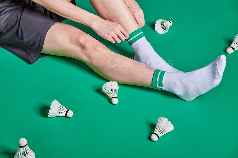 TAIWAN IN系列 男女無痕運動休閒短襪 - 其他 - 棉．麻 白色