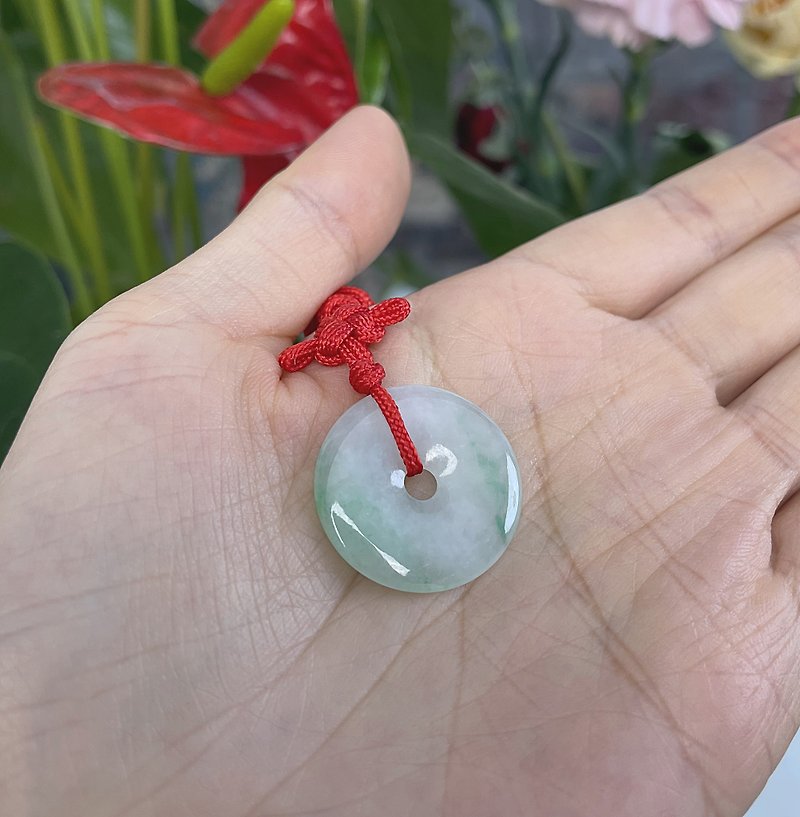 Jade Peace Medallion - Charms - Gemstone 